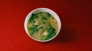 Mt. Fuji miso soup