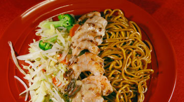 Hibachi Shrimp Noodle